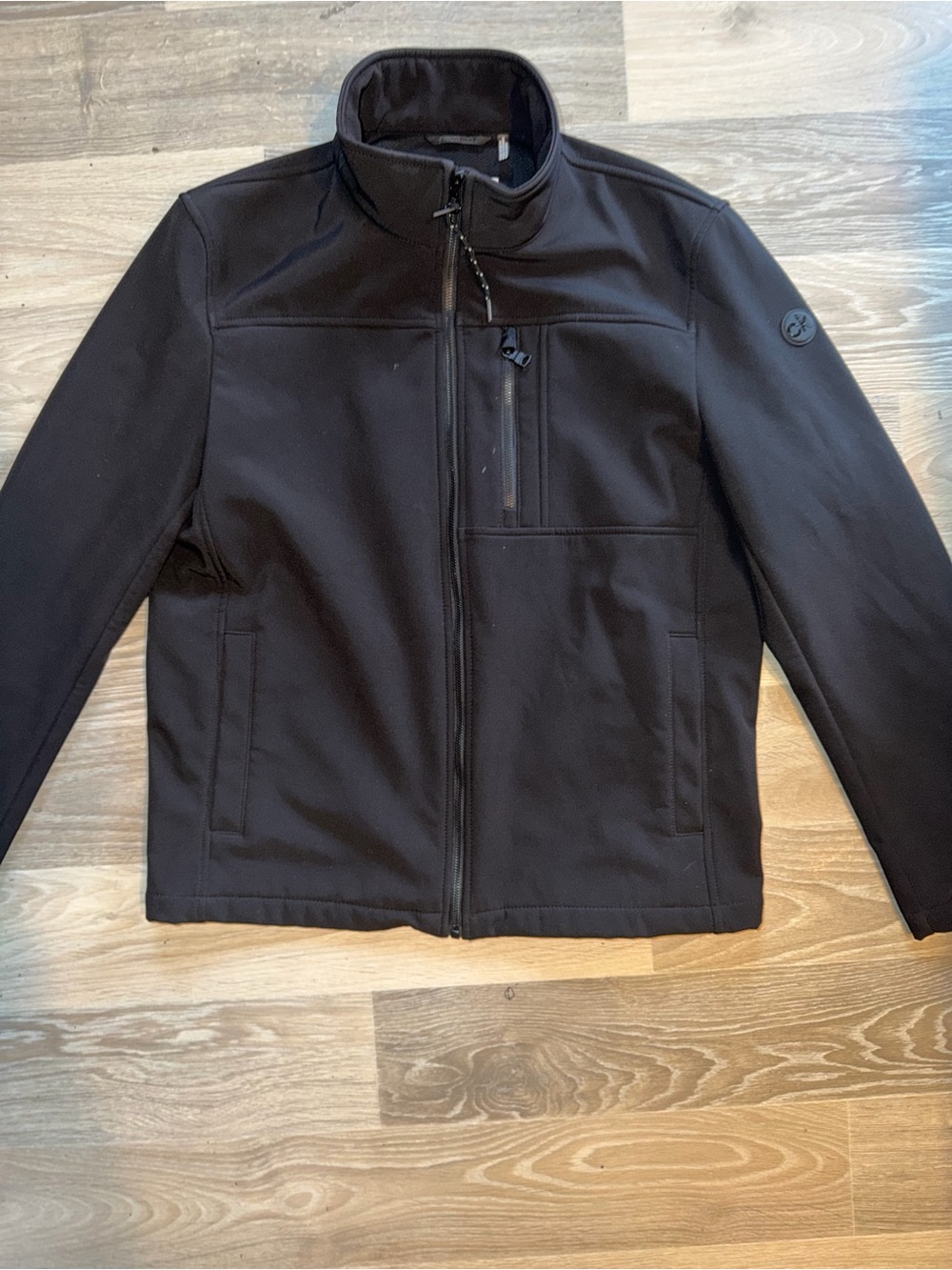 Calvin Klein Black Softshell Shirt Jacket